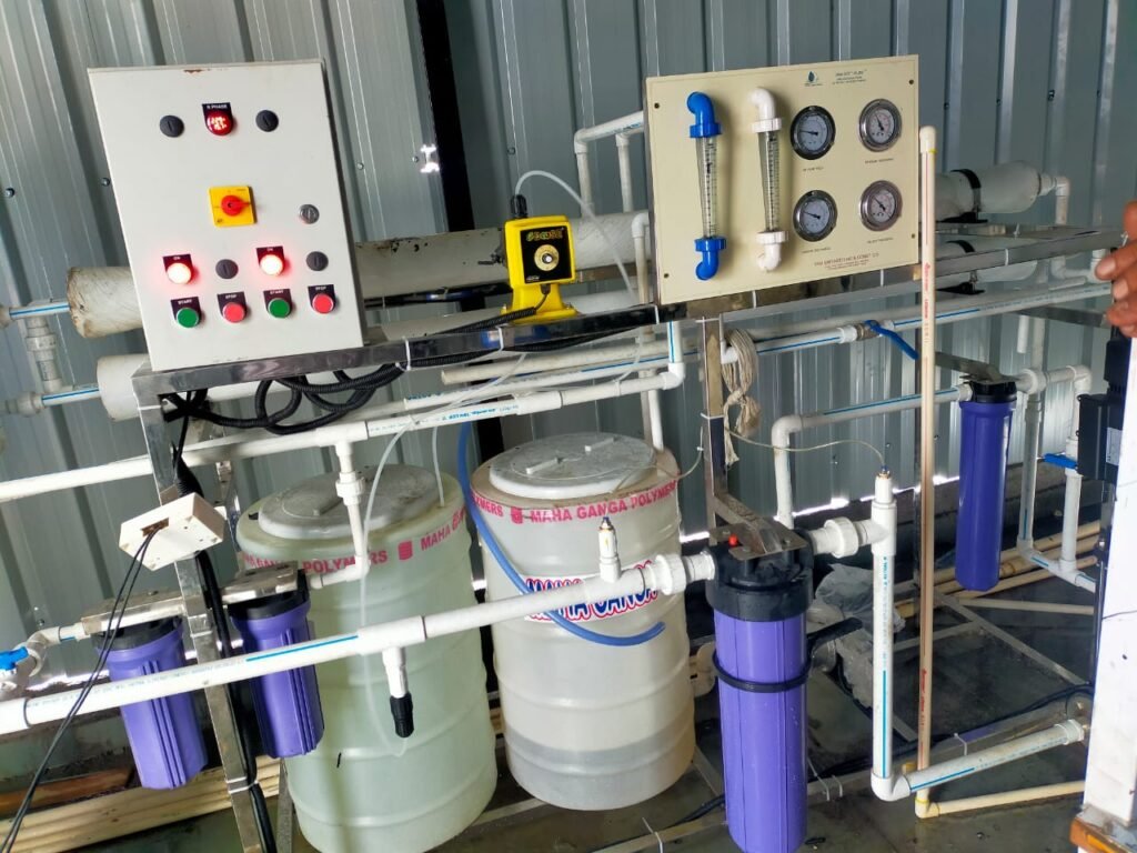 Industrial ro filteration setup