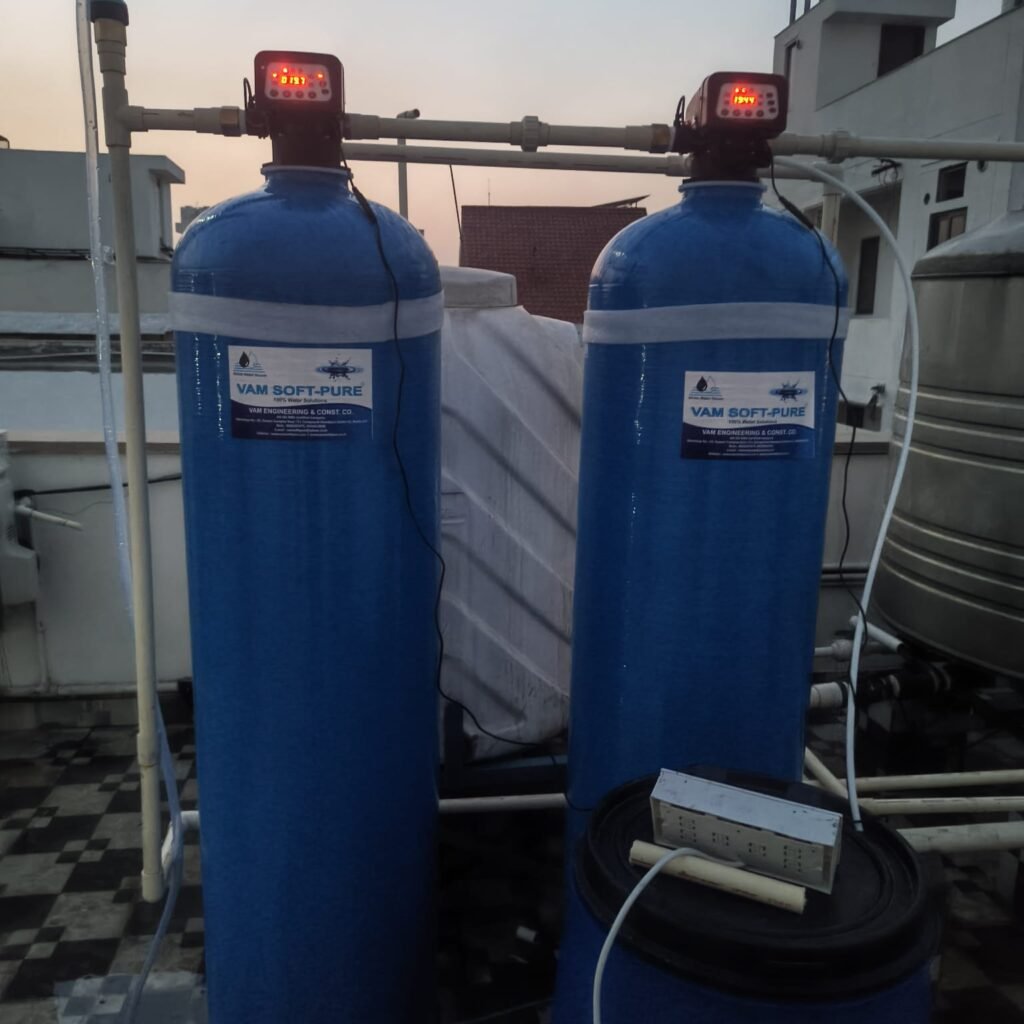 2 Blue Industrial Ro purification Machine