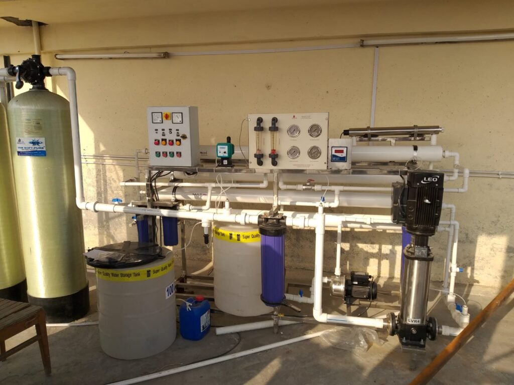 Industrial water purification repair systems